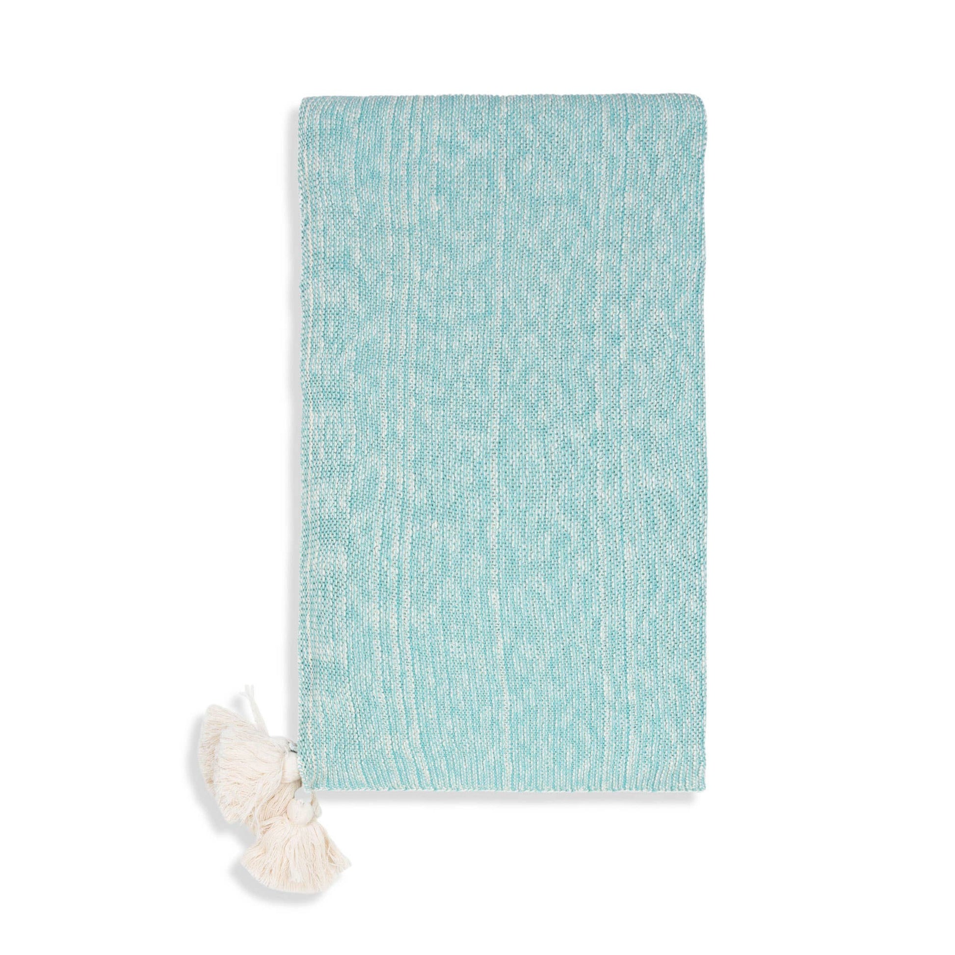 Necalli 50x60" Cotton Decorative Marled Knit Throw Blanket: Mustard - SPARROW