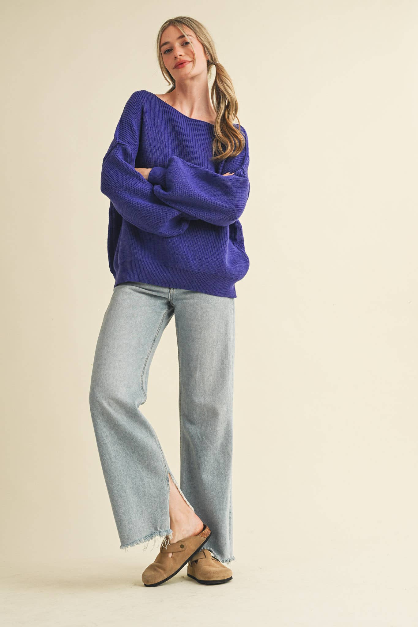 Nico Sweater - Blue - SPARROW