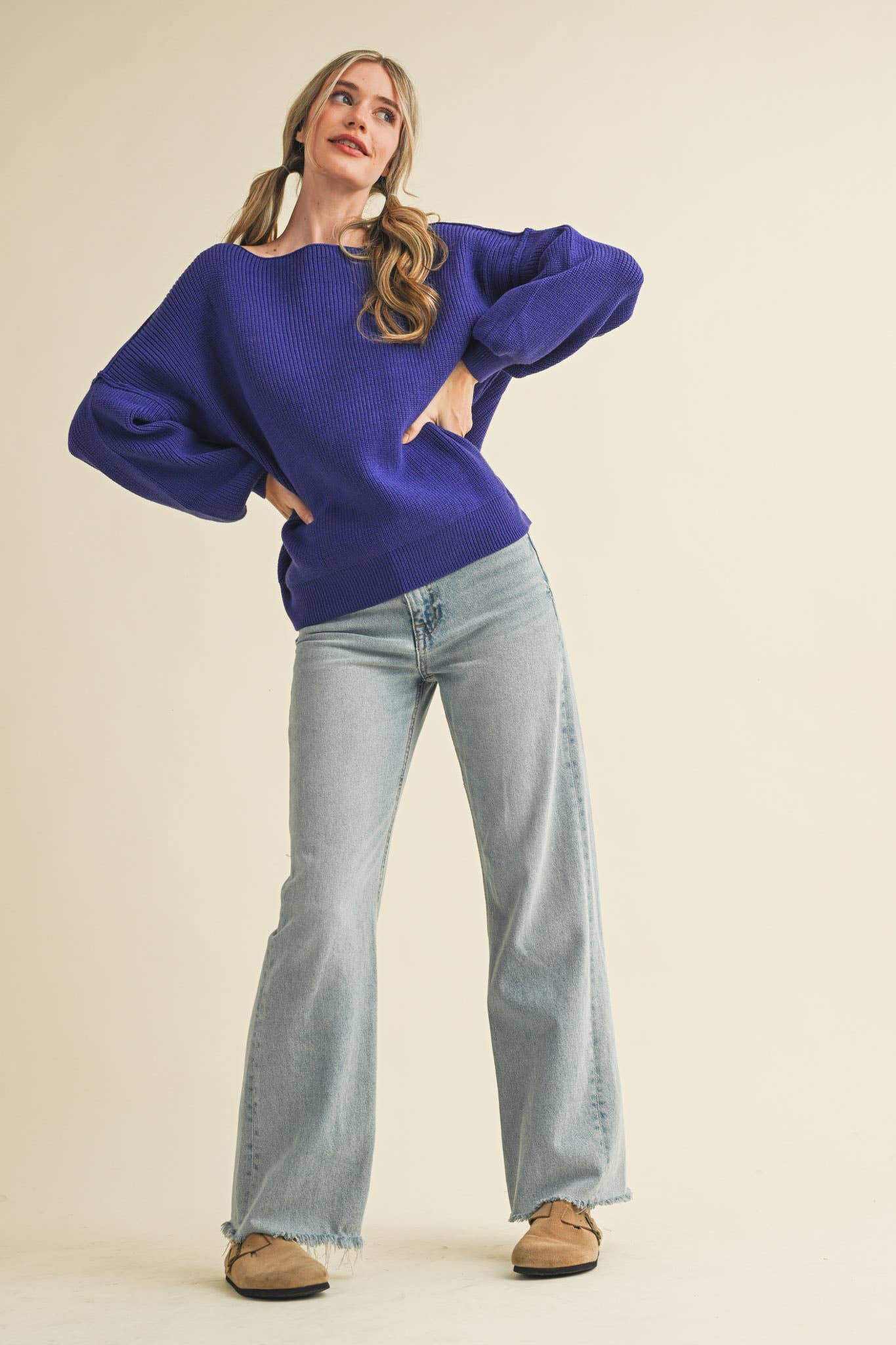 Nico Sweater - Blue - SPARROW