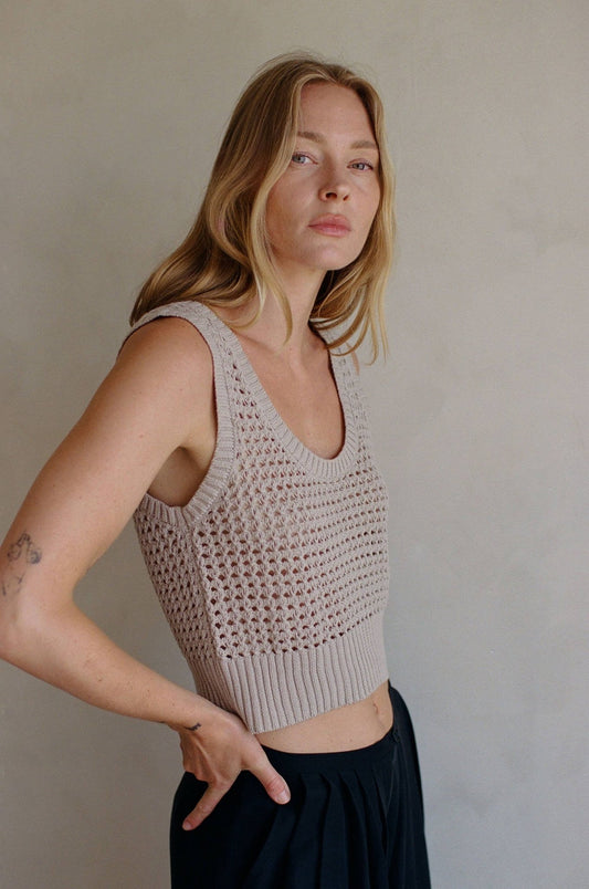 Nina Knit Tank - SPARROW