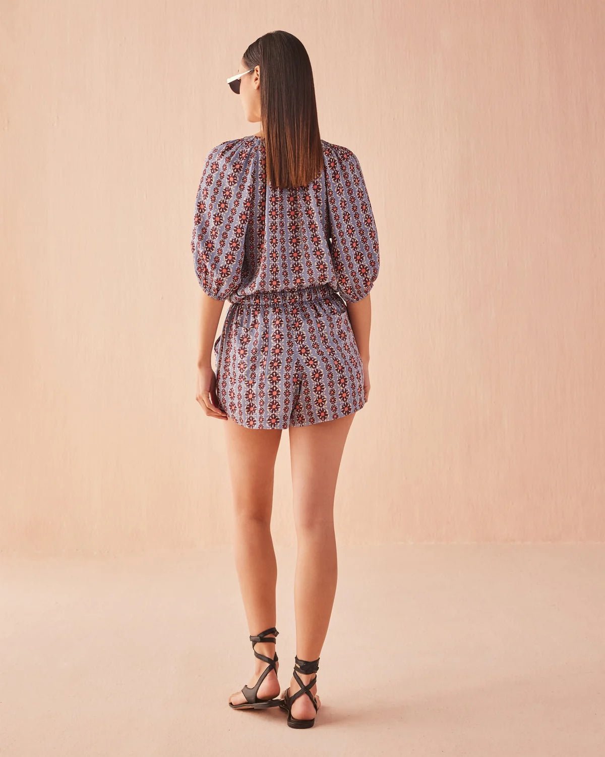 Omika Asha Shorts - Omari Hibiscus - SPARROW