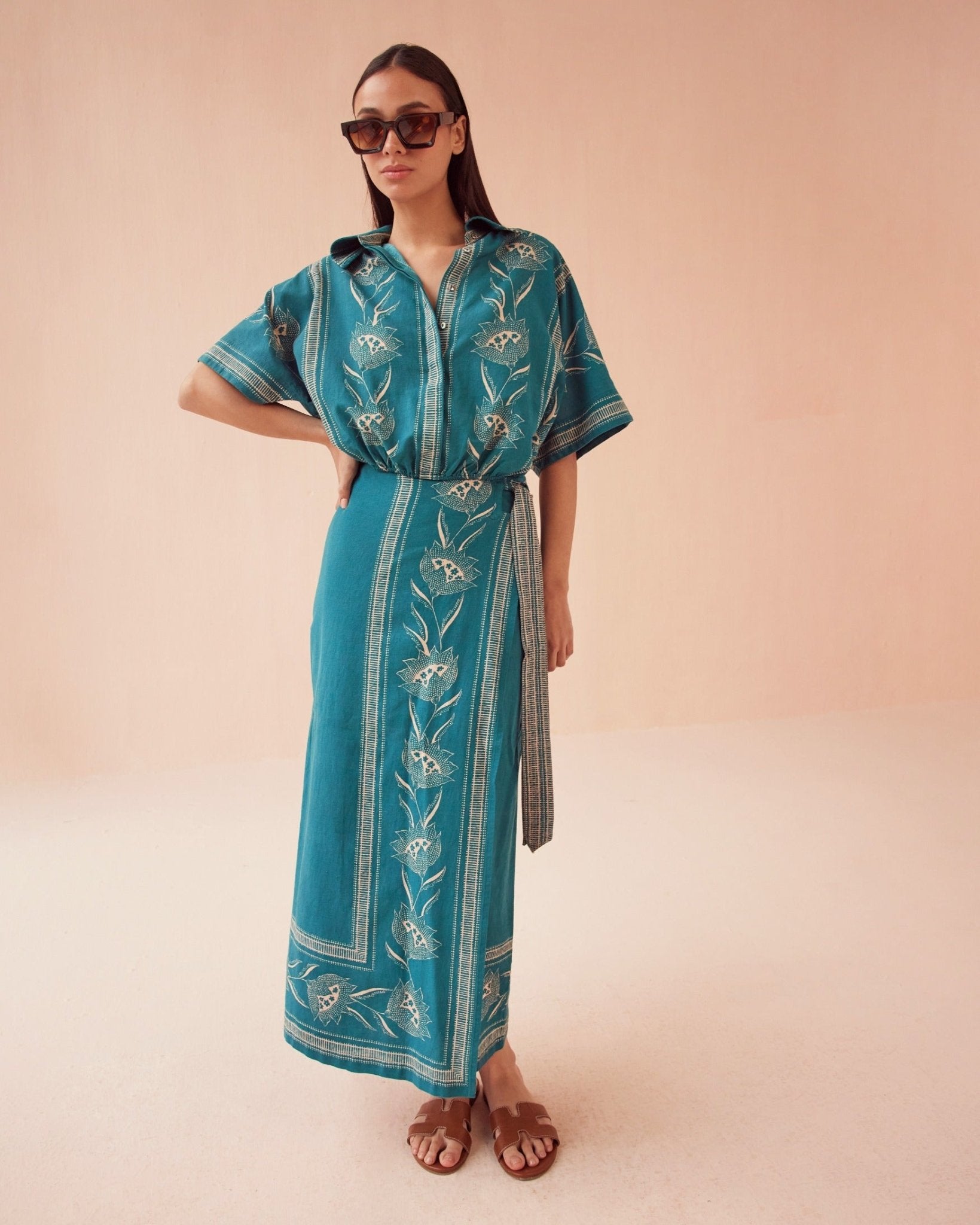 Omika Sammi Midi Skirt - Cecile Dragonfly - SPARROW