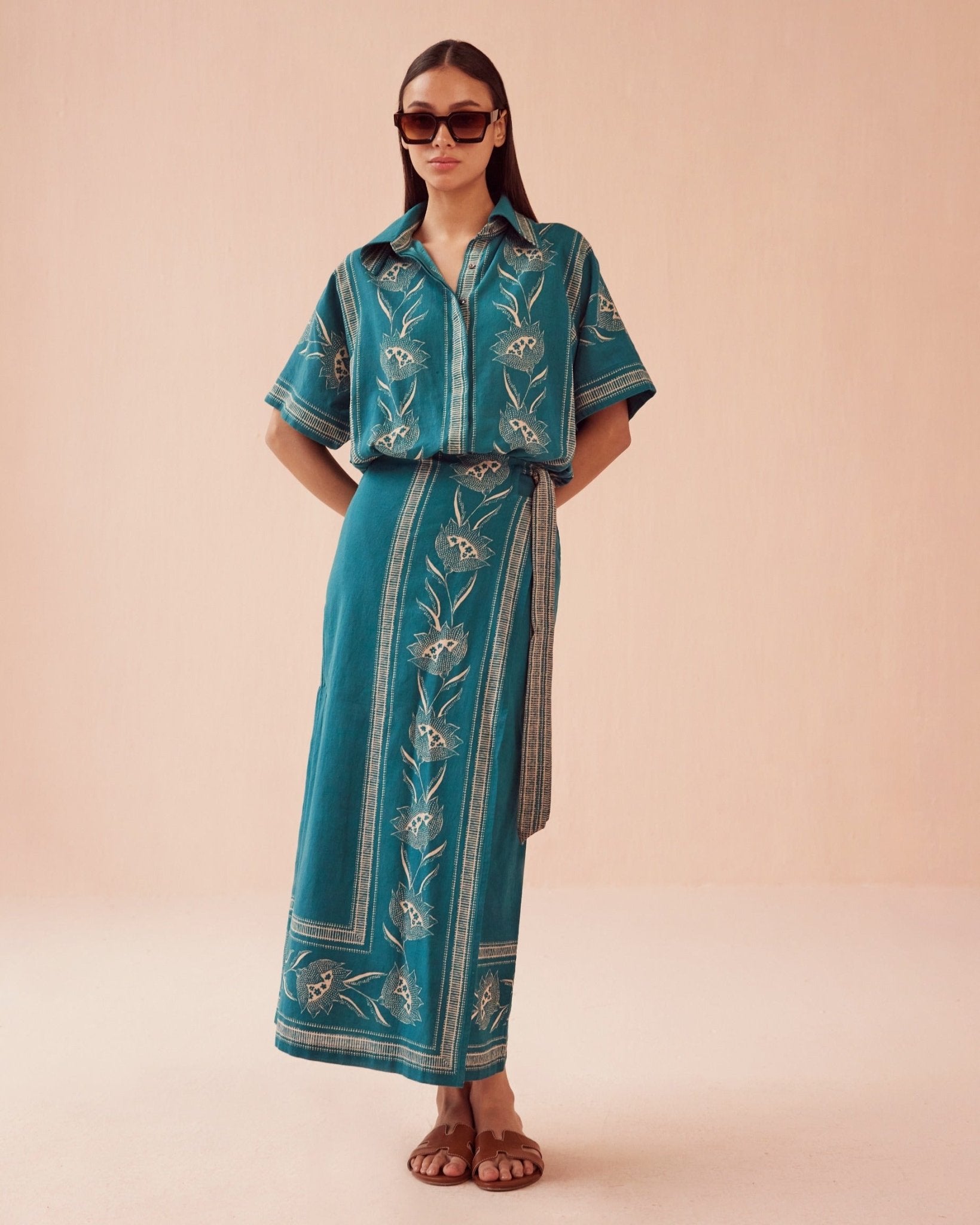 Omika Tola Blouse - Cecile Dragonfly - SPARROW