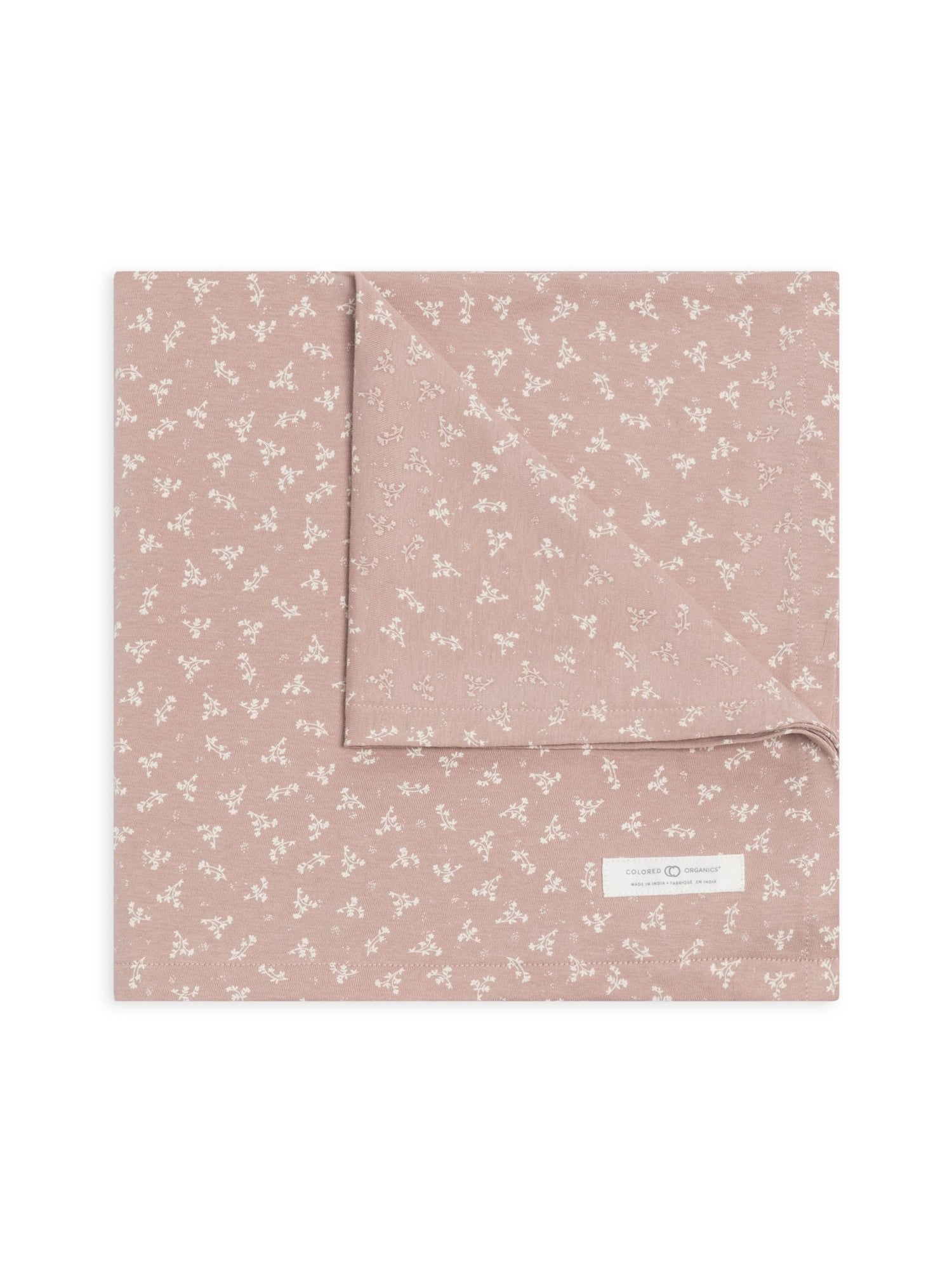Organic Baby Swaddle Blanket - Wilda Floral / Wren - SPARROW