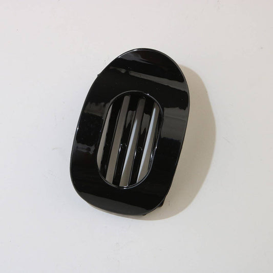 Oval Hair Clip - Black - SPARROW