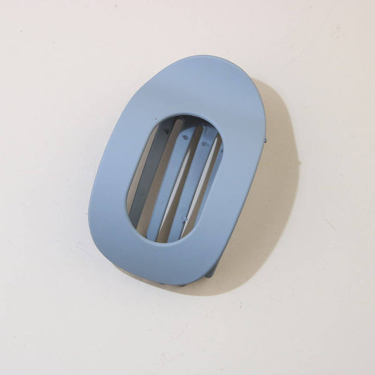 Oval Hair Clip - Blue - SPARROW