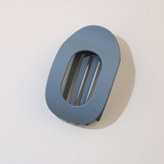 Oval Hair Clip - Grey/Blue - SPARROW