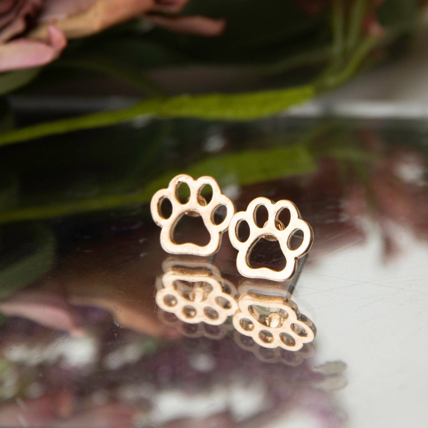 Paw Stud Earrings - SPARROW
