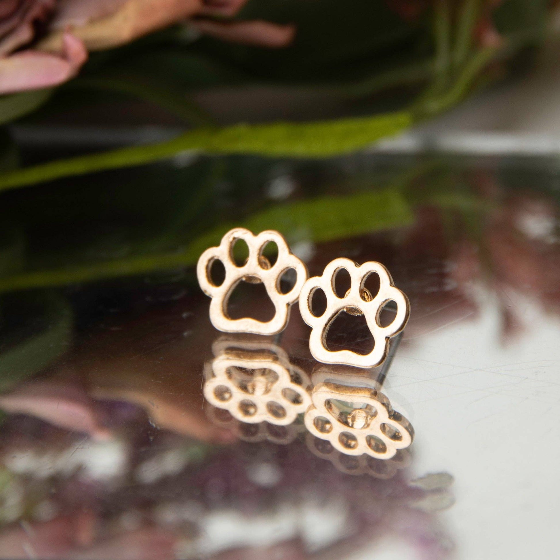 Paw Stud Earrings - SPARROW