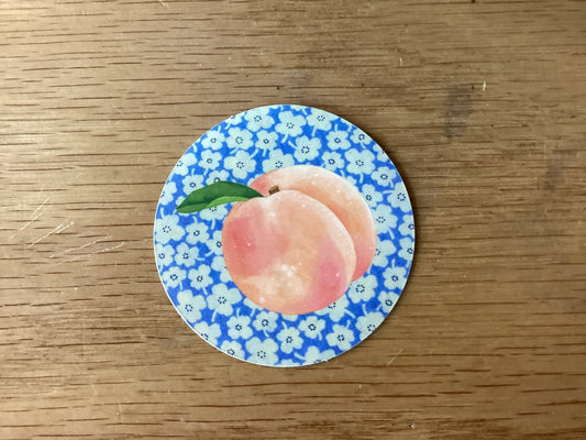 Peach sticker - SPARROW