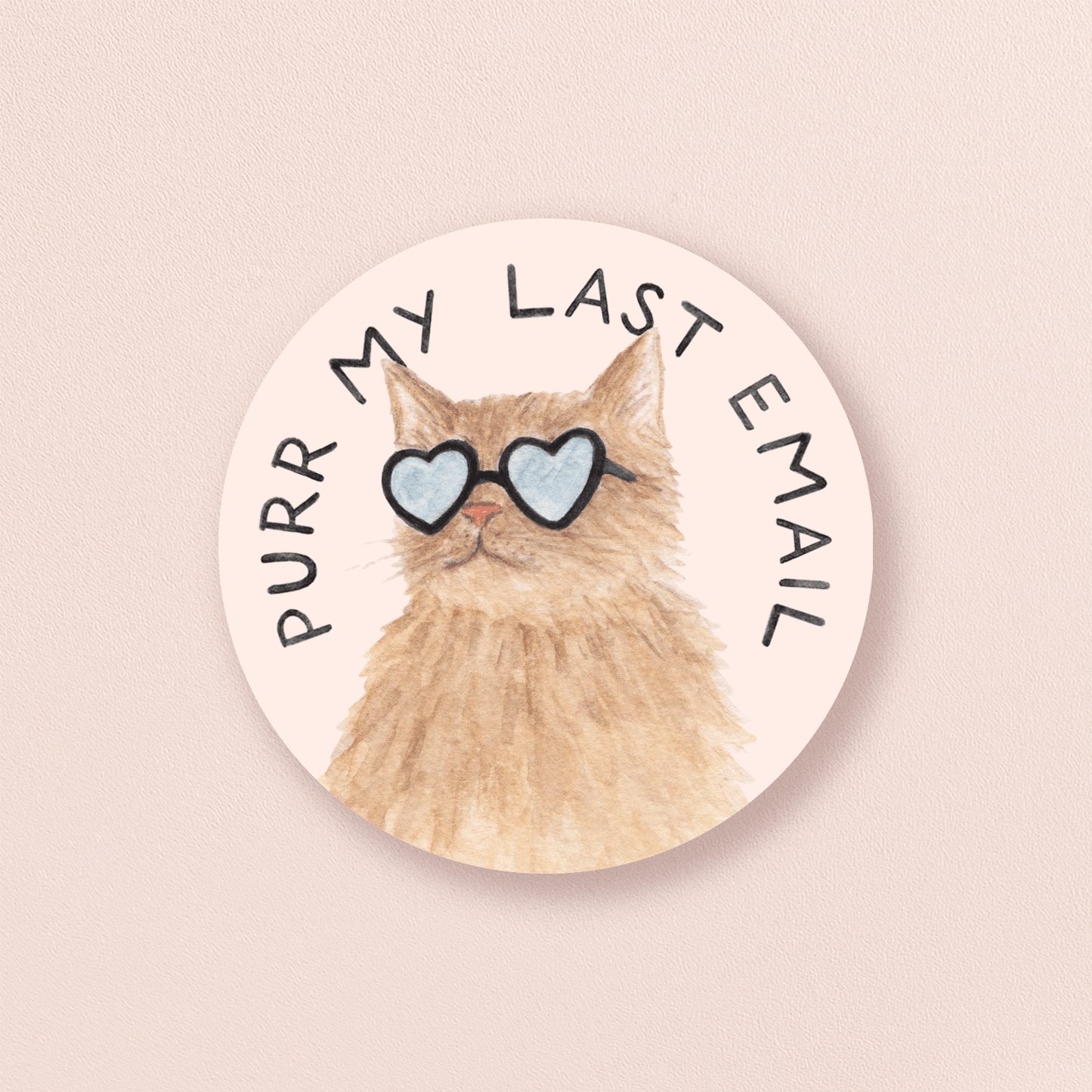 Per My Last Email — Sassy Cat Pun Sticker - SPARROW