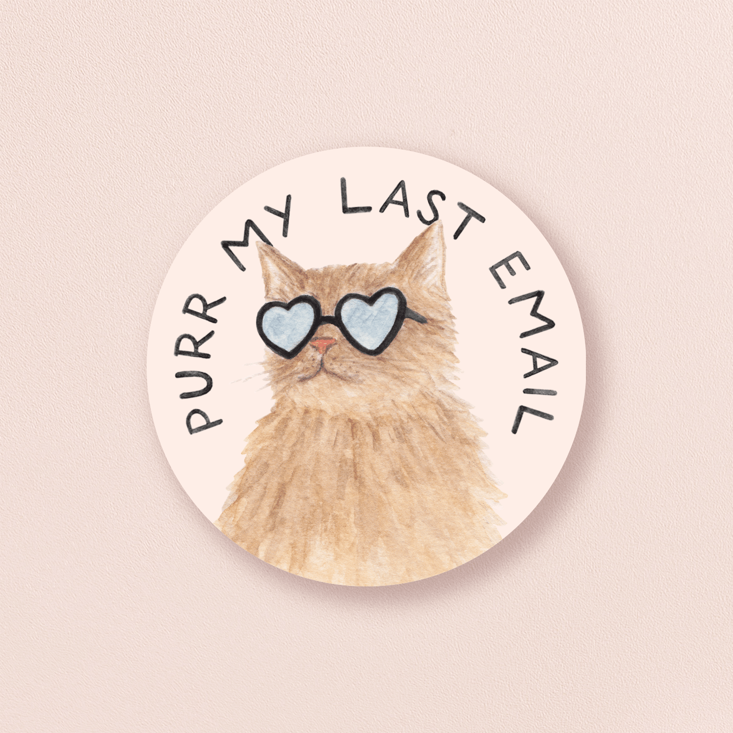 Per My Last Email — Sassy Cat Pun Sticker - SPARROW