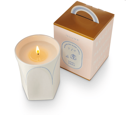 Petit Boxed Ceramic Candle - Angel Food - SPARROW