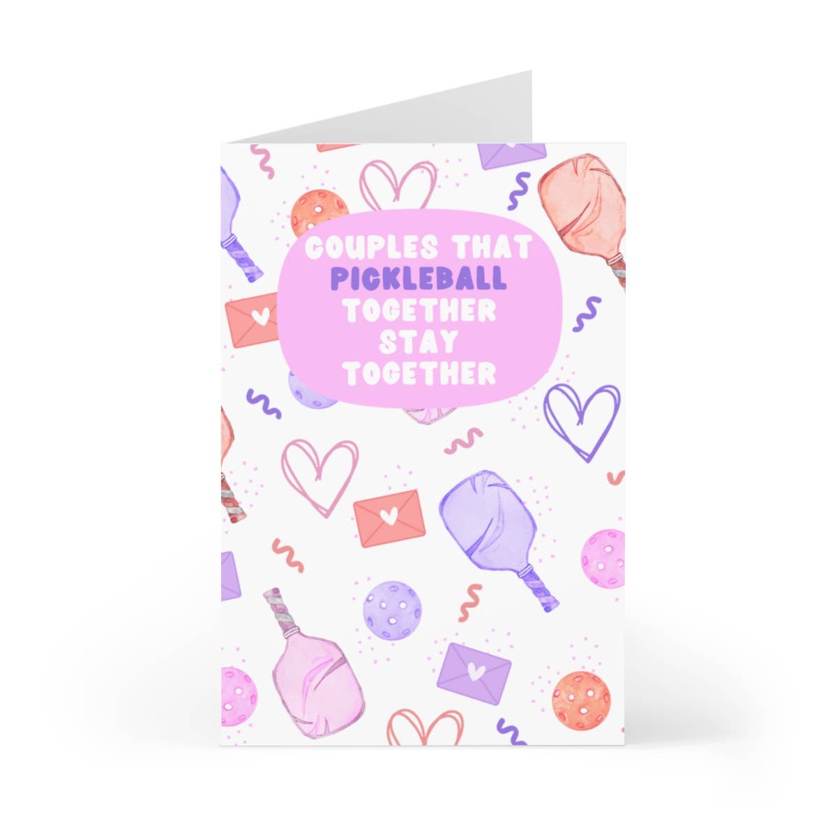 Pickleball Valentines Day Card - SPARROW