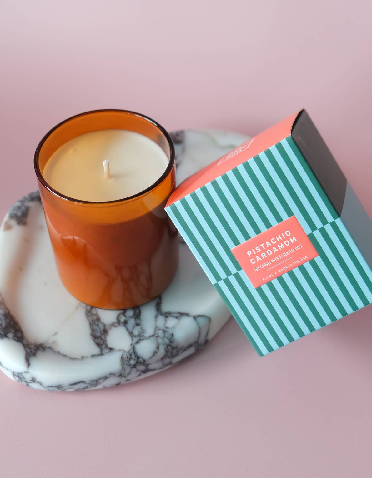 Pistachio + Cardamom Essentials Candle | 8 oz. - SPARROW