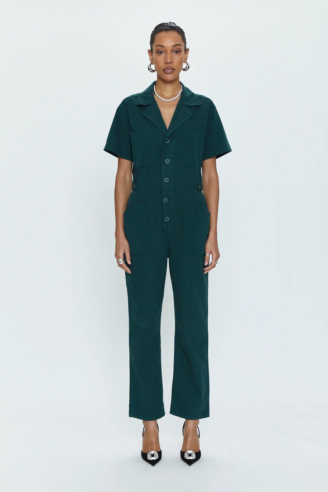 Pistola Grover Jumpsuit - Pine - SPARROW