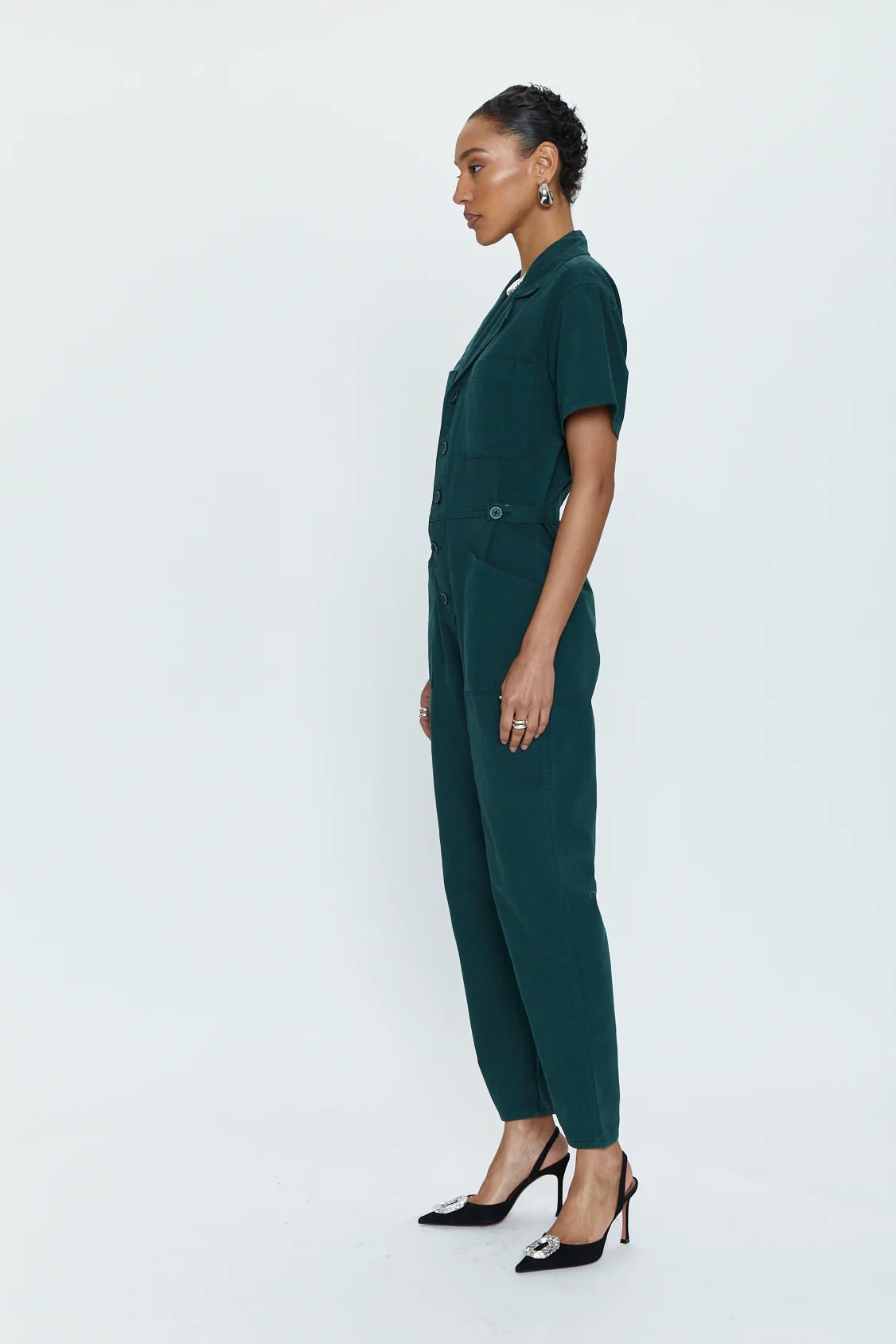 Pistola Grover Jumpsuit - Pine - SPARROW