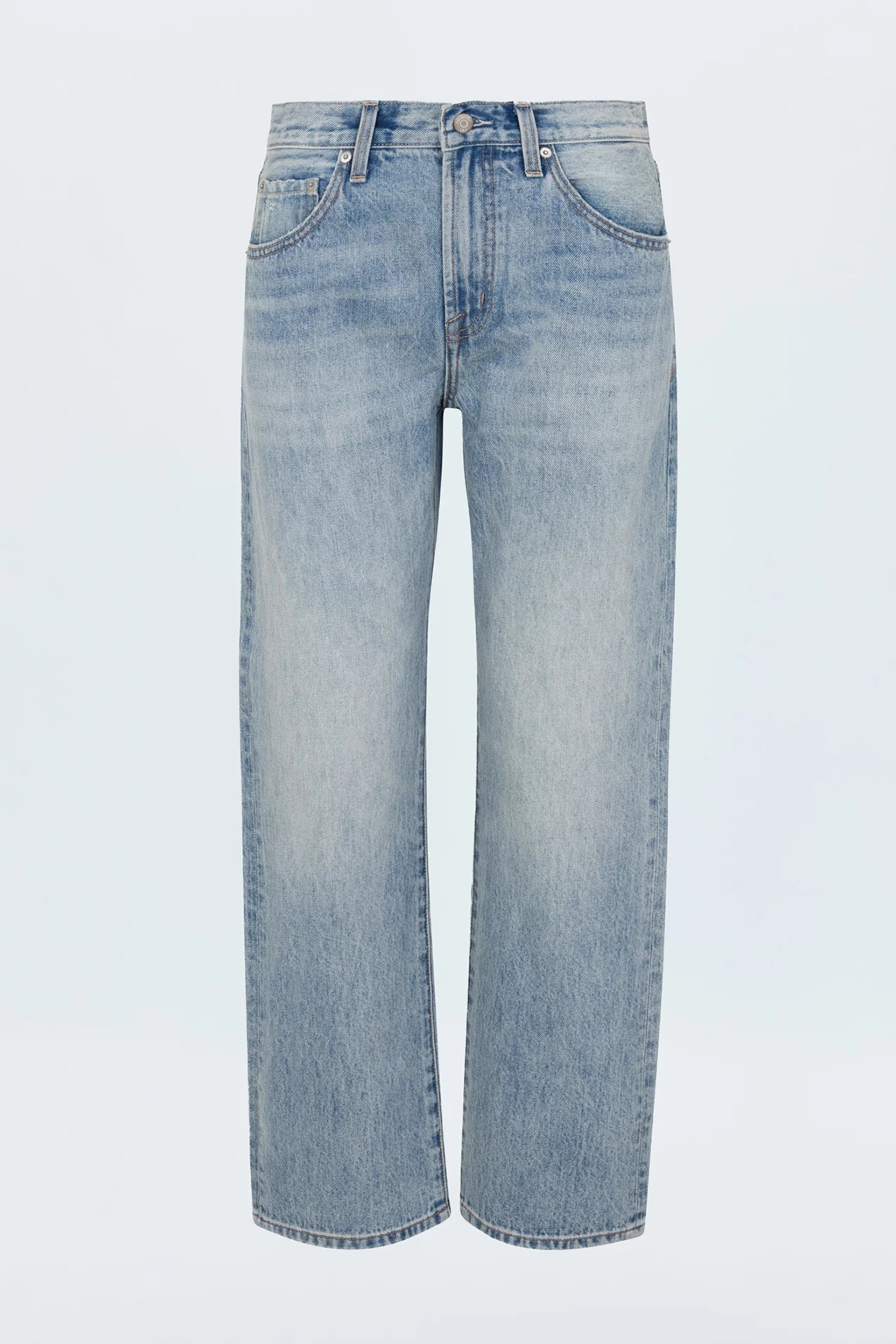 Pistola Lexi Ankle Mid - Rise Straight Leg Jeans - Bowie - SPARROW