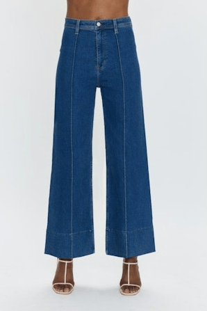 Pistola Penny Pintuck Ankle Jeans - SPARROW