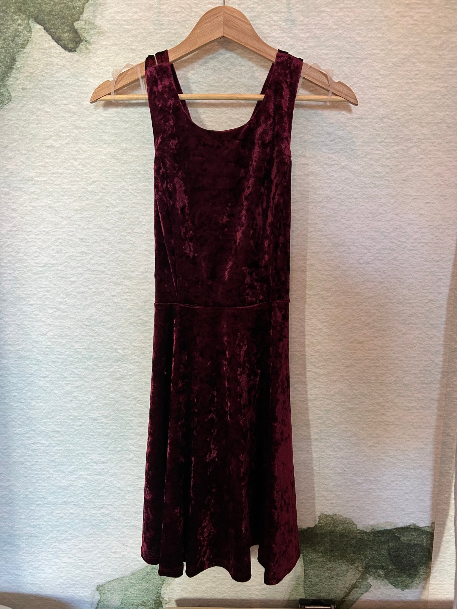 Preloved Altard State Velvet Mini Dress - SPARROW