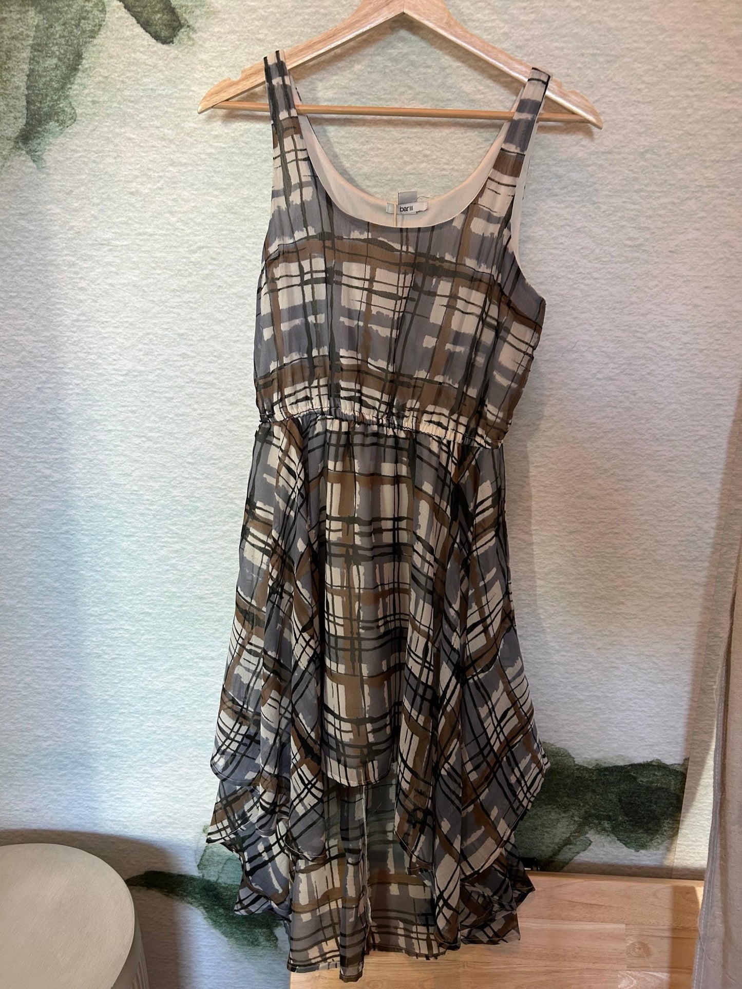 Preloved Bar lll Plaid Mini Dress - SPARROW