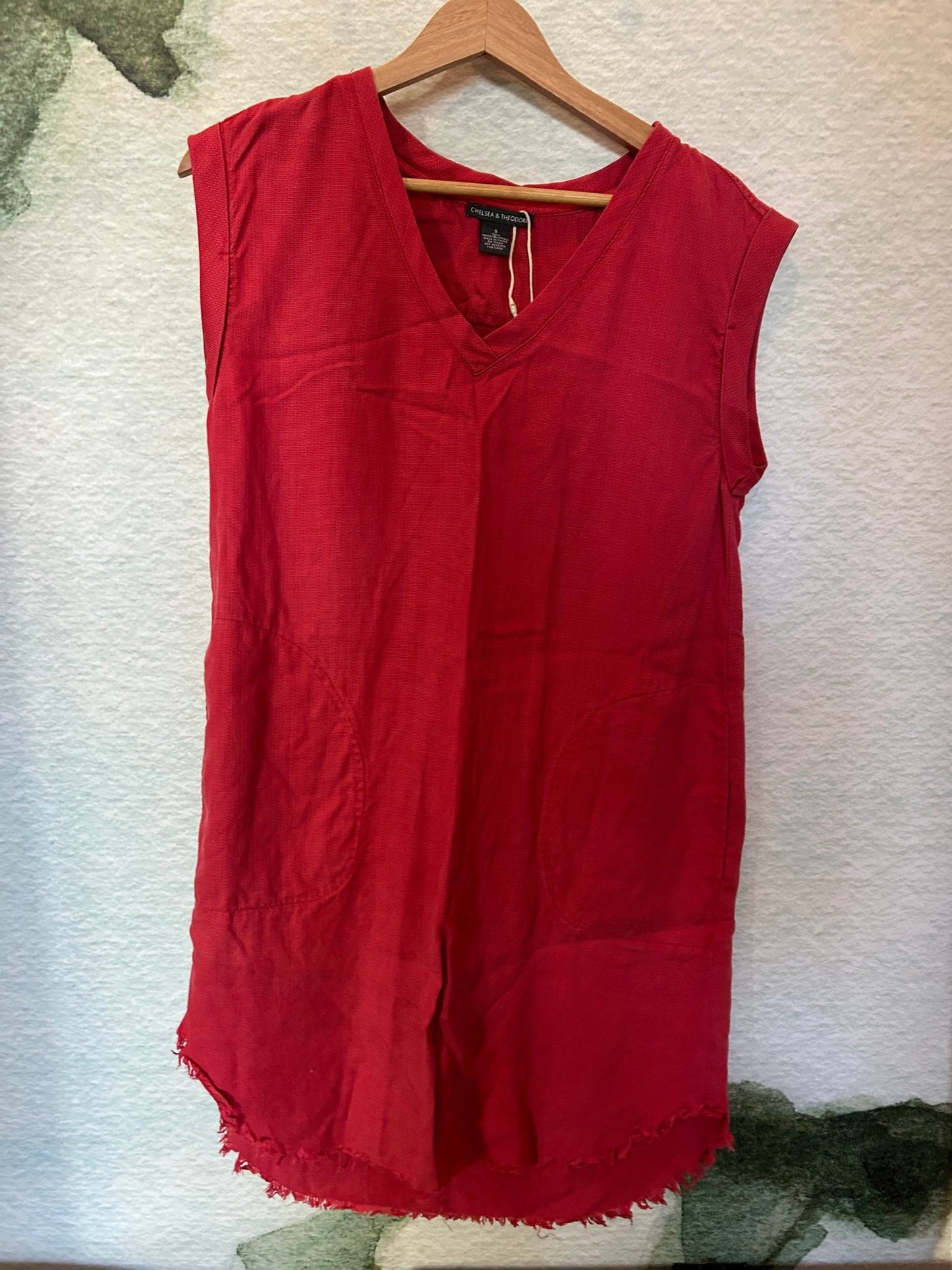 Preloved Chelsea & Theodore Red Midi Dress - SPARROW