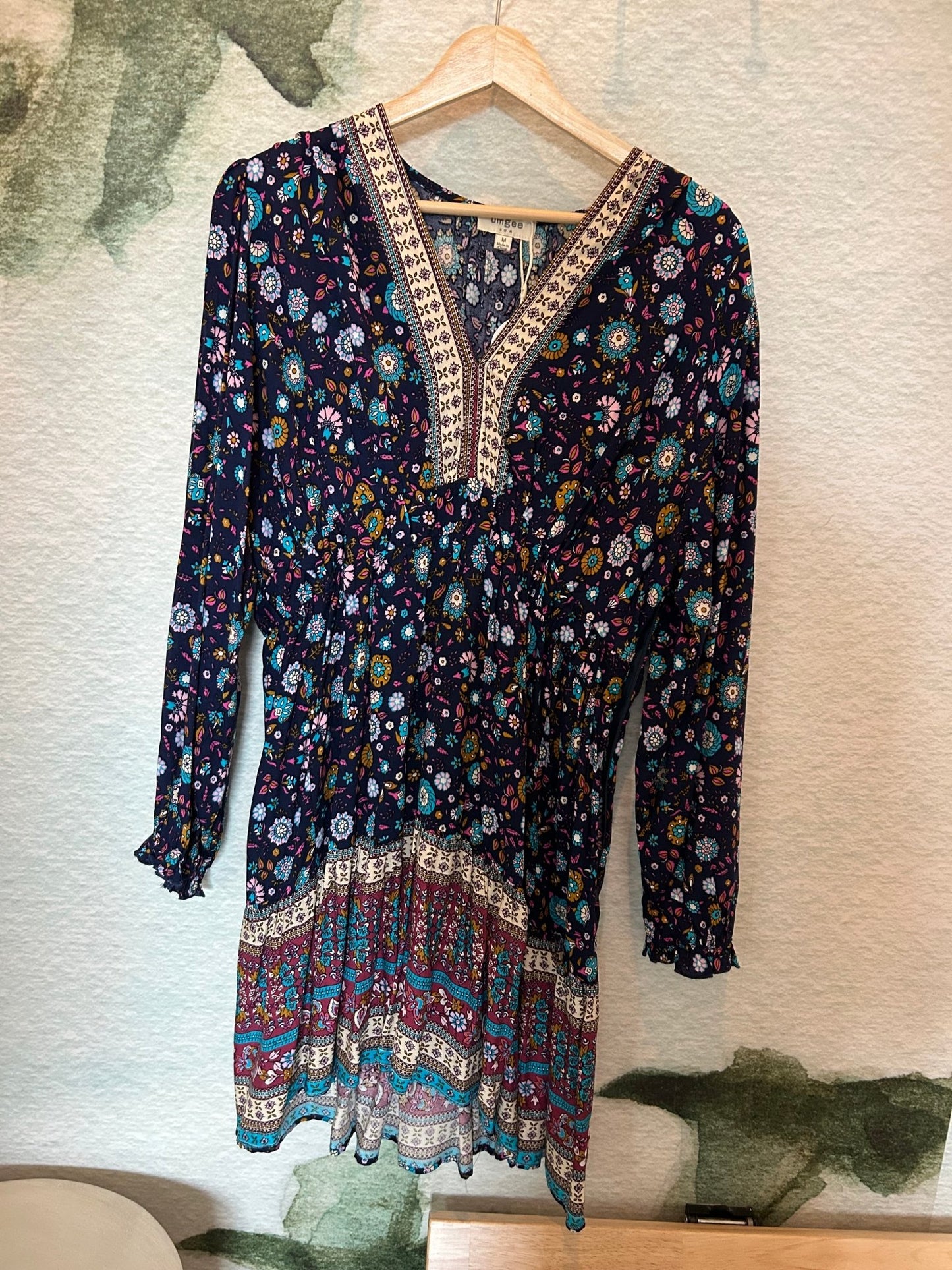 Preloved Umgee Floral Midi - SPARROW