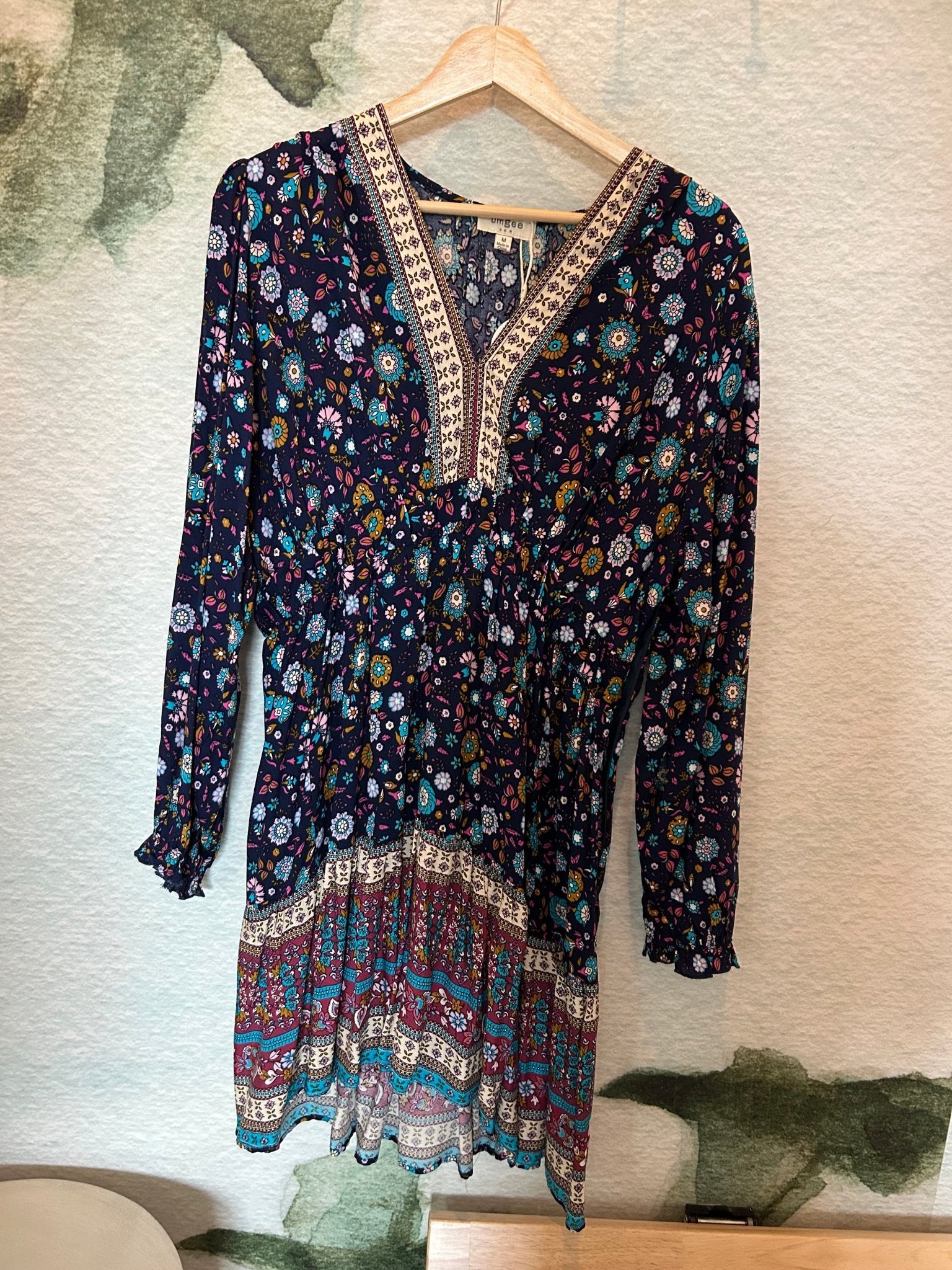 Preloved Umgee Floral Midi - SPARROW