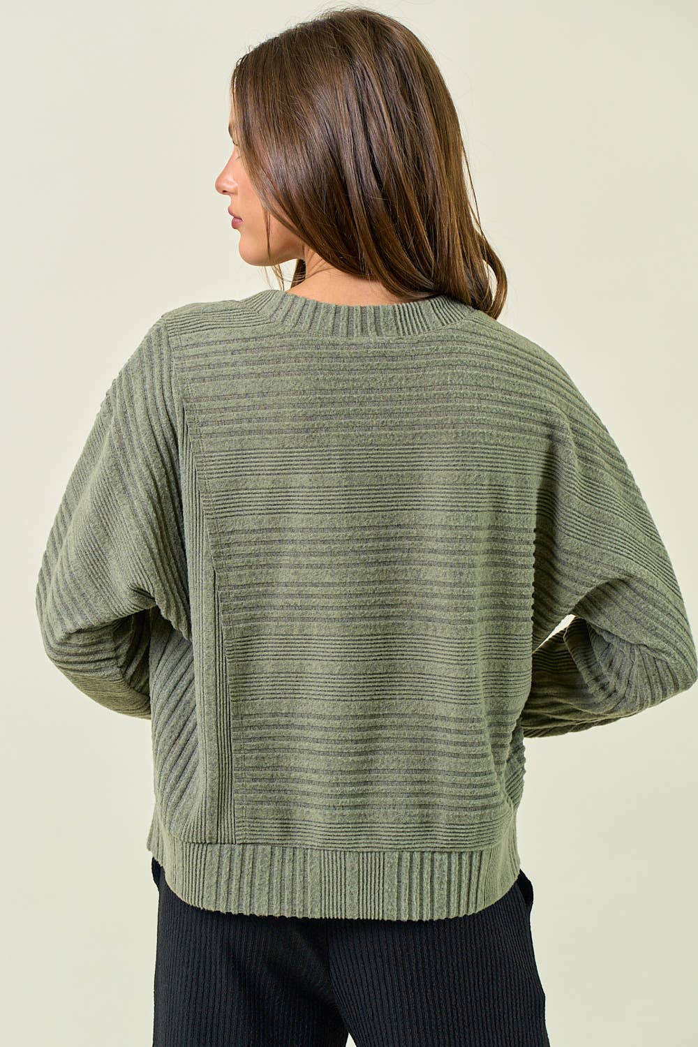 Quinn Longsleeve Top - Teal - SPARROW