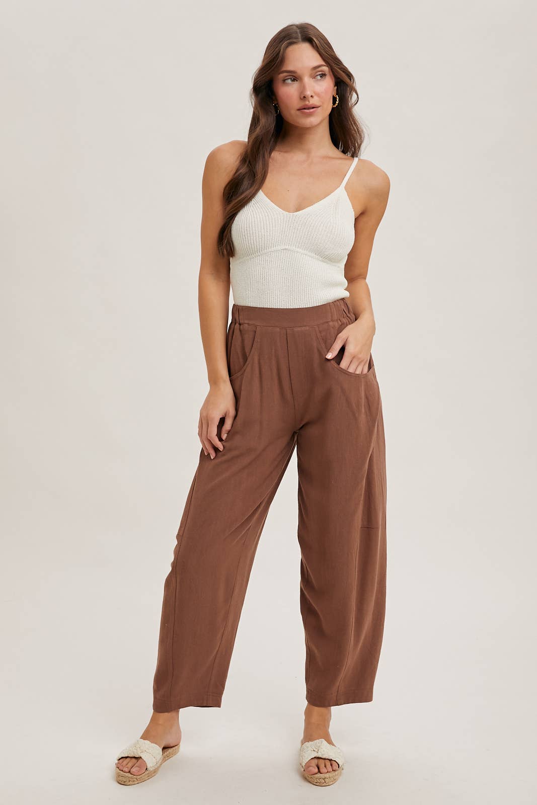 Quinton Barrel Pants - SPARROW