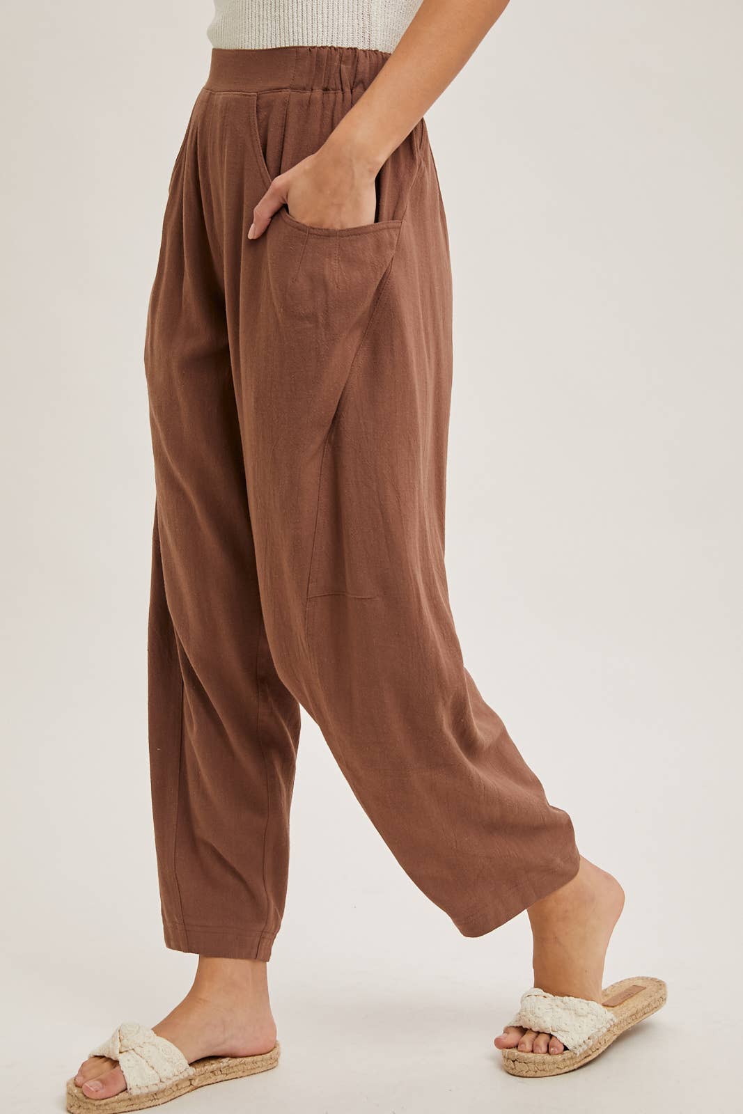 Quinton Barrel Pants - SPARROW