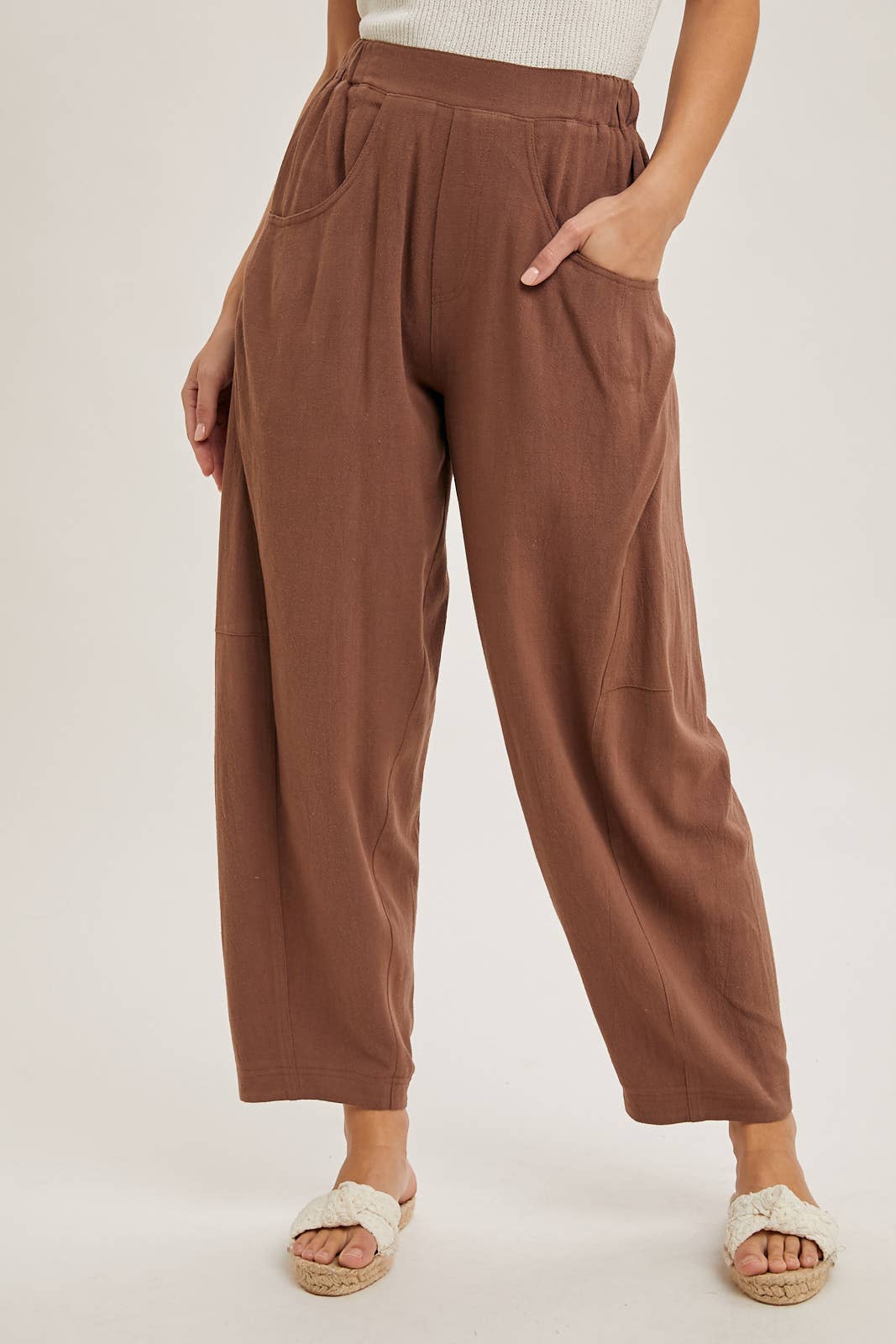 Quinton Barrel Pants - SPARROW