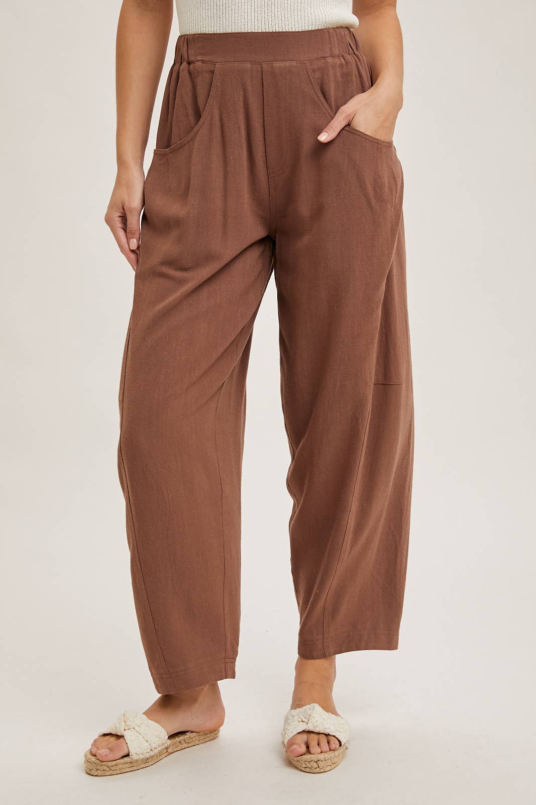 Quinton Barrel Pants - SPARROW