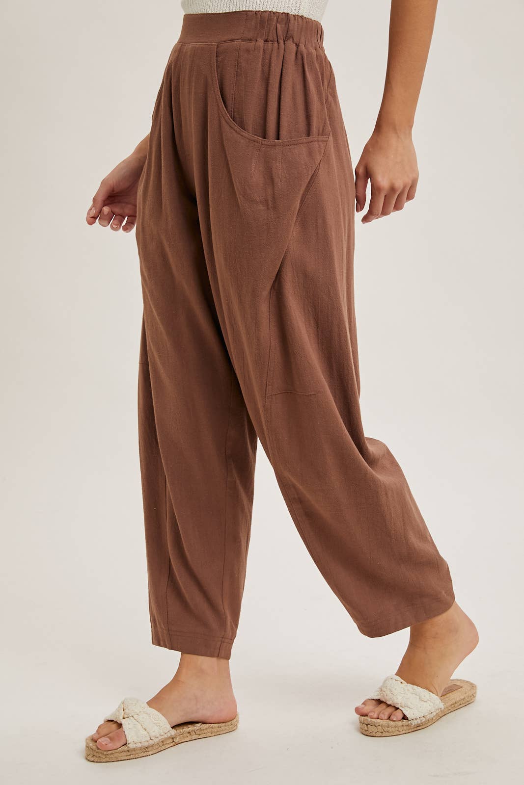 Quinton Barrel Pants - SPARROW