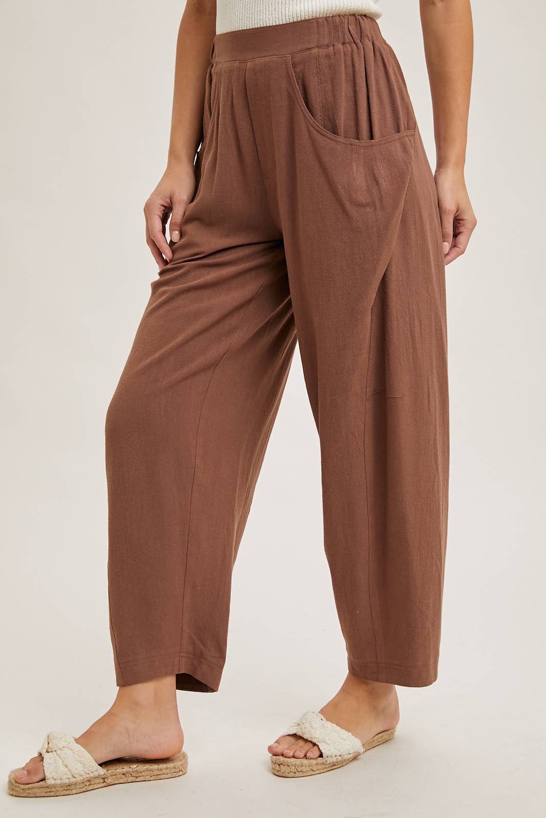 Quinton Barrel Pants - SPARROW