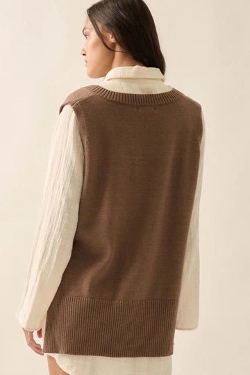 Rachel Sweater Vest - SPARROW