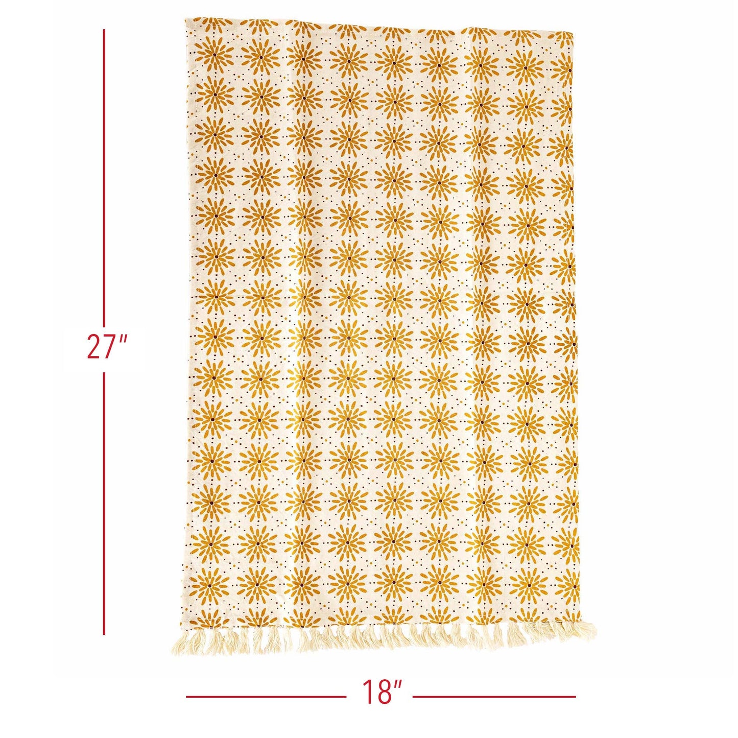 Rae Set of 3 Vintage Floral Kitchen Towels Cotton - SPARROW