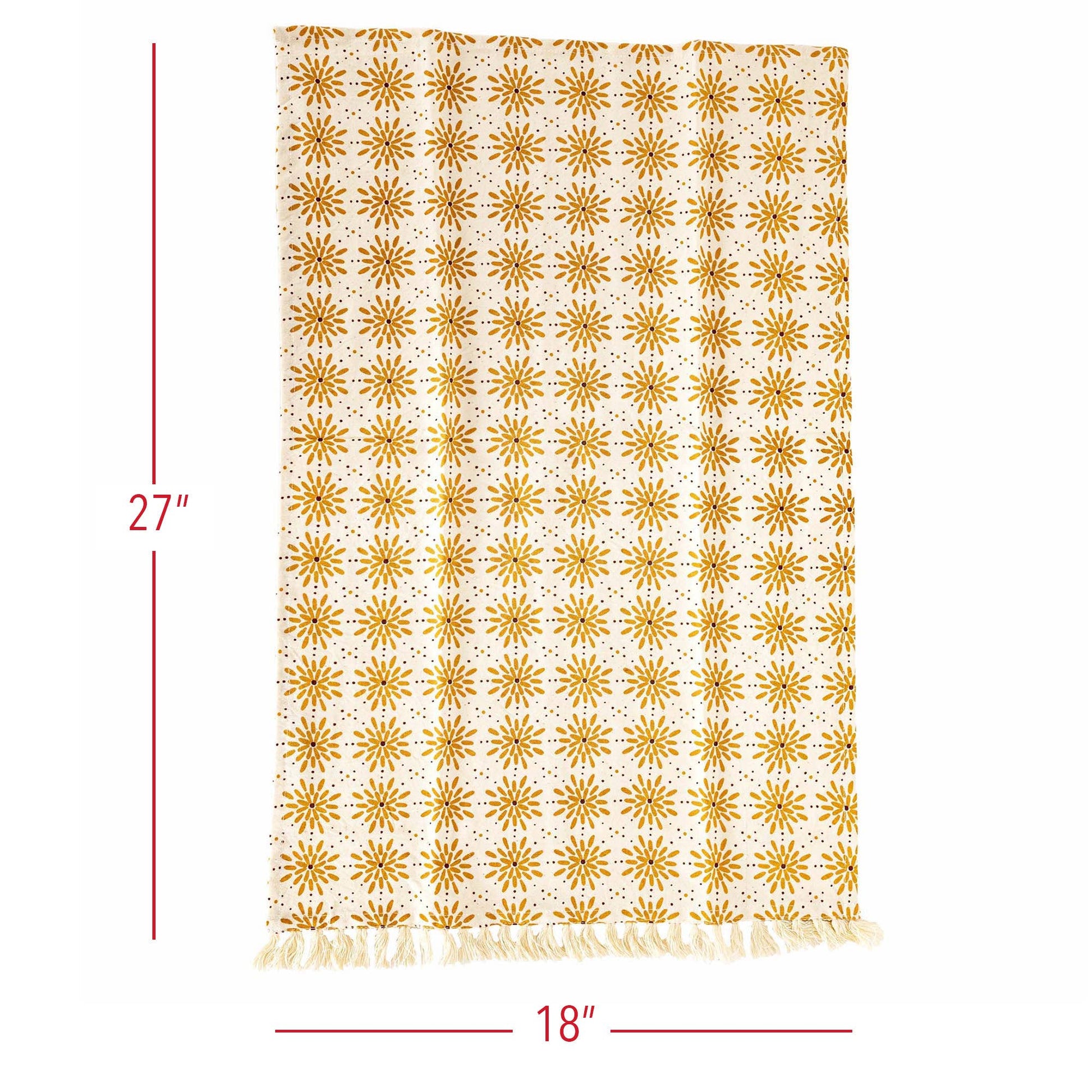 Rae Set of 3 Vintage Floral Kitchen Towels Cotton - SPARROW