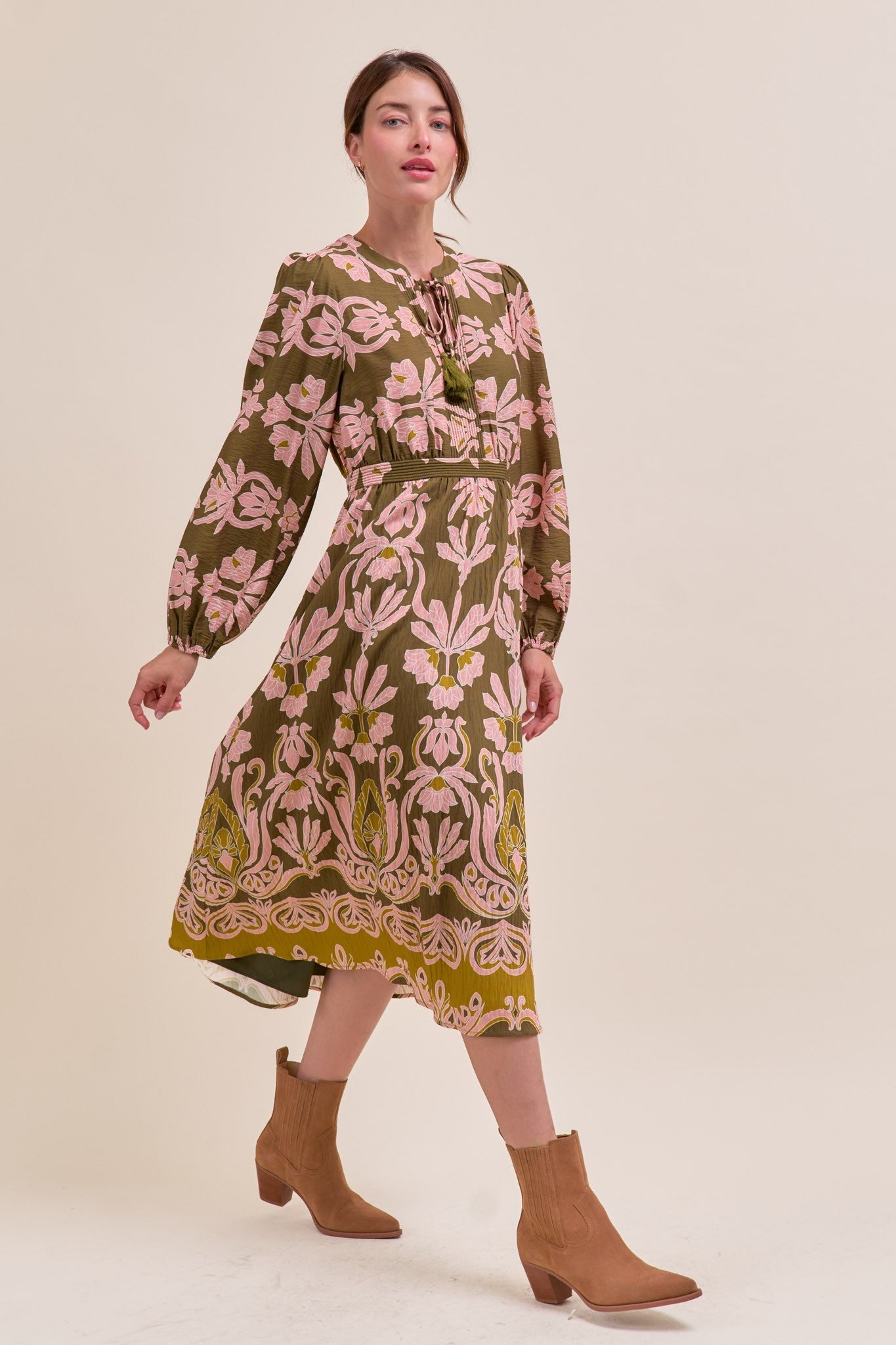 Rebecca Midi Dress - SPARROW