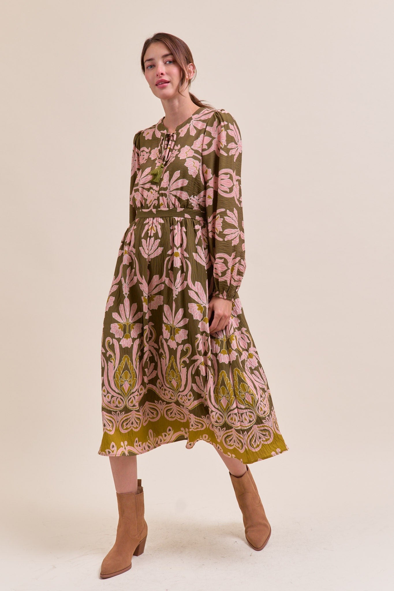 Rebecca Midi Dress - SPARROW