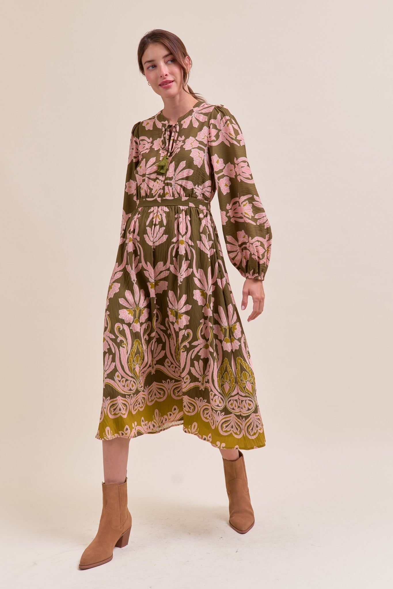 Rebecca Midi Dress - SPARROW