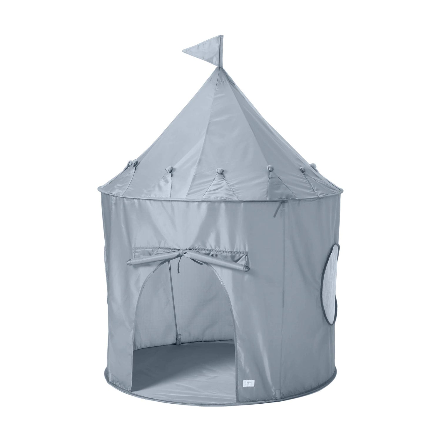Recycled Fabric Play Tent Castle - Solid Colors: Blue - SPARROW