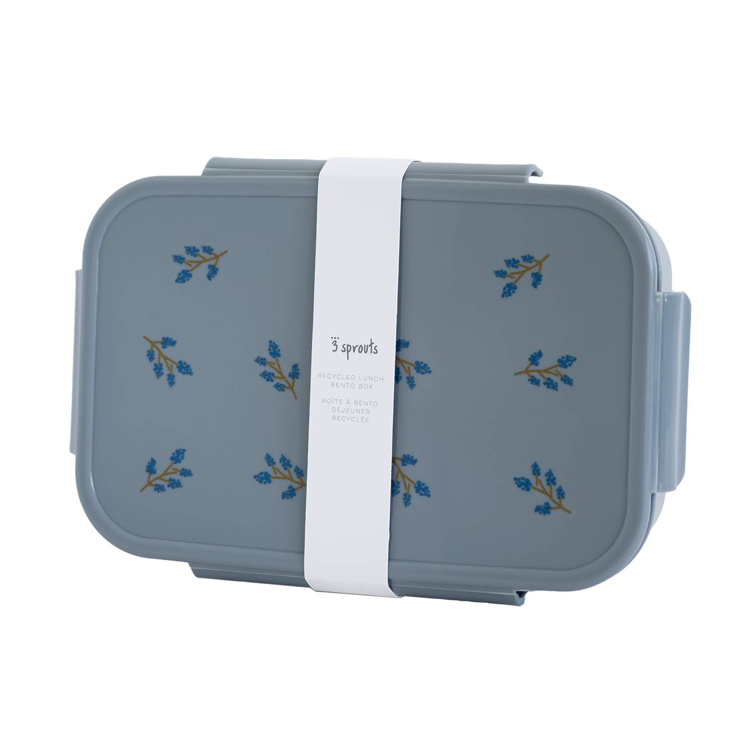 Recycled Plastic Bento Box: Blueberry Blue - SPARROW