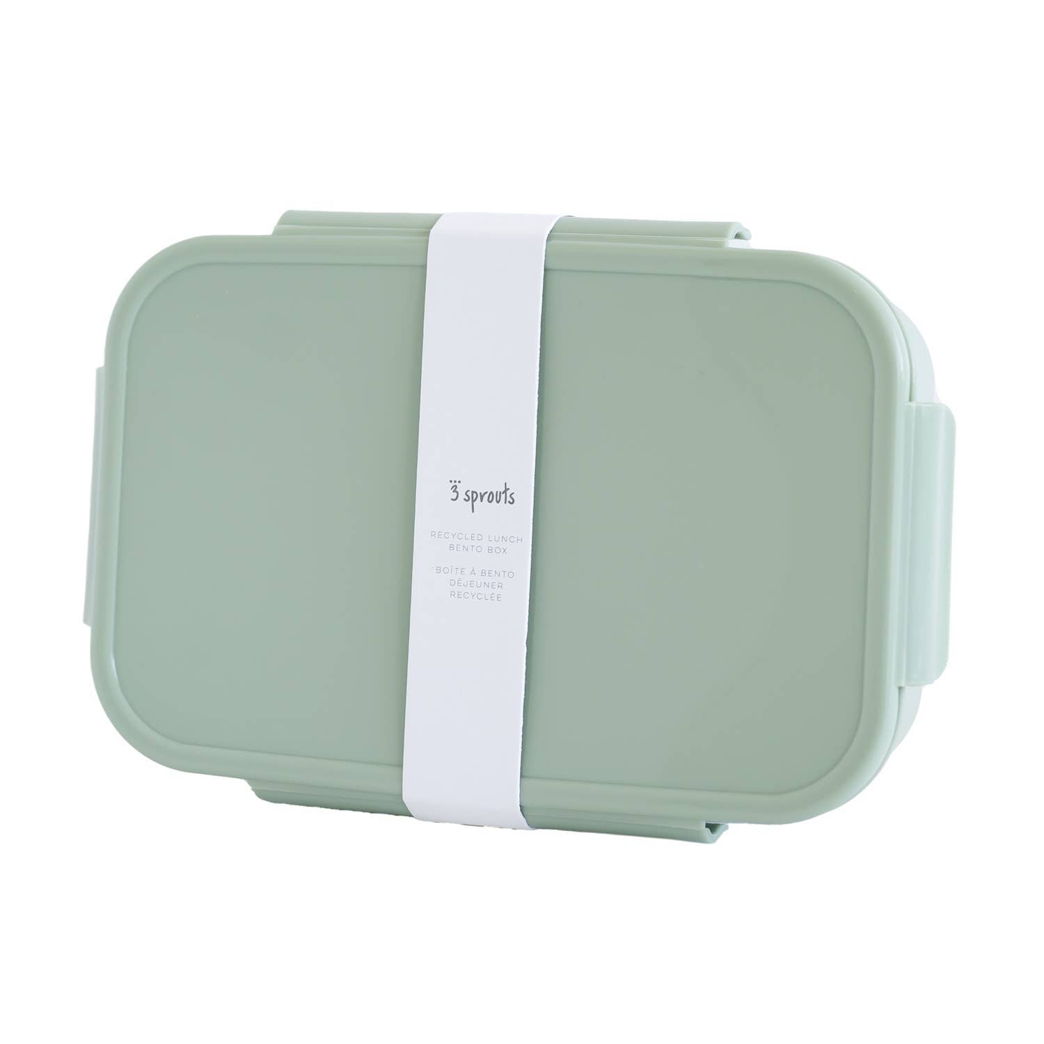 Recycled Plastic Bento Box: Green - SPARROW