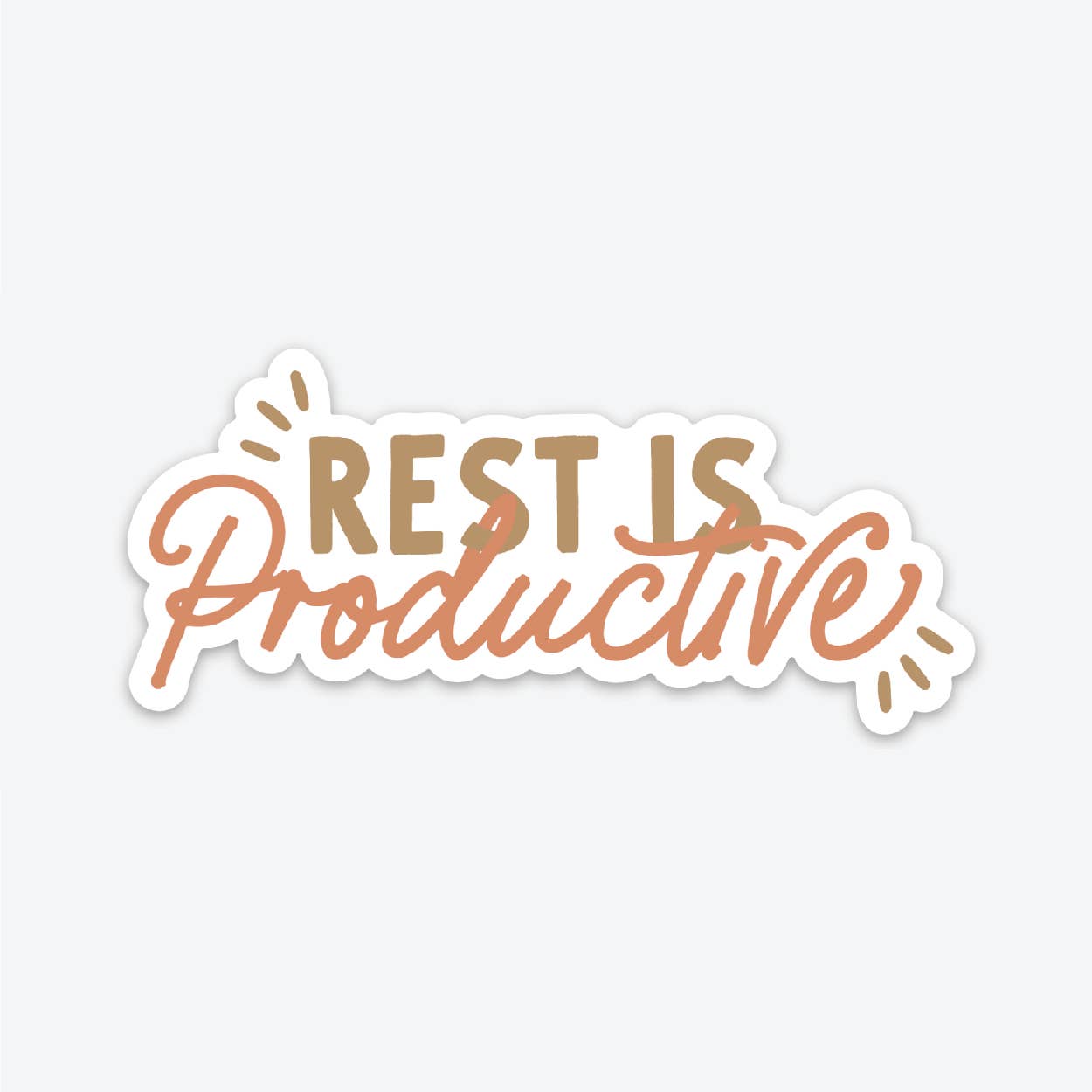 Rest is Productive Sticker - SPARROW