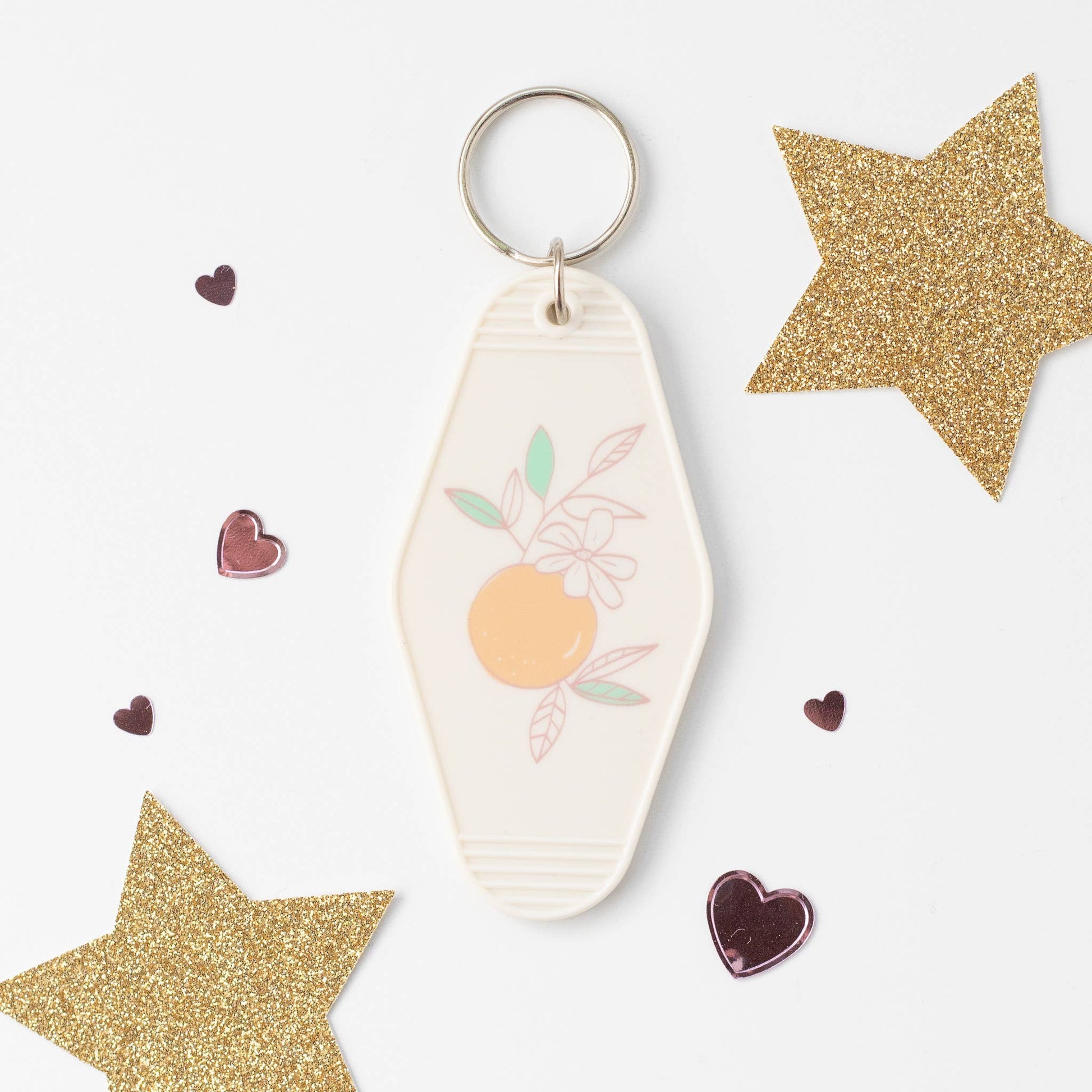 Retro Hotel Keychain - Orange Blossom - SPARROW