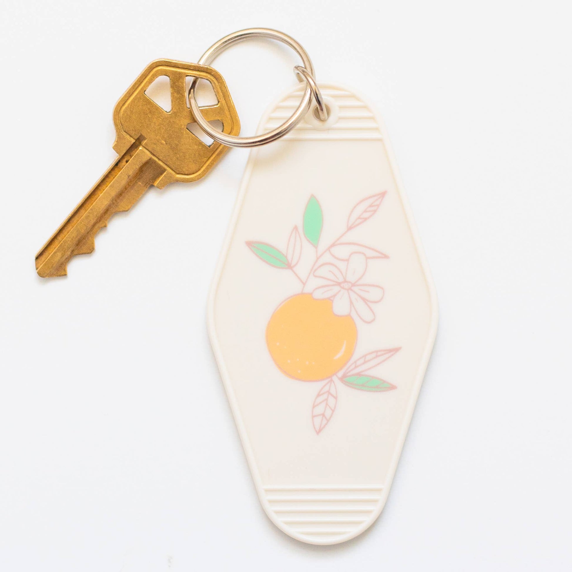 Retro Hotel Keychain - Orange Blossom - SPARROW