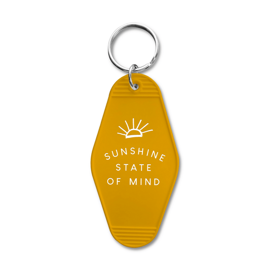 Retro Hotel Keychain - Sunshine State of Mind - SPARROW