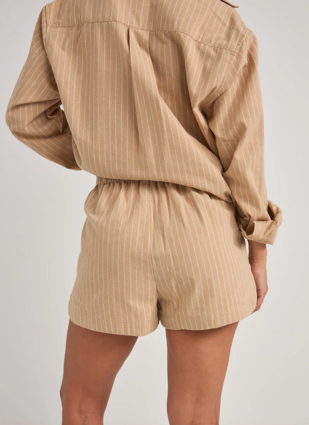 Rhythm. Bryon Stripe Short - SPARROW