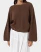 Rhythm Classic Knit Jumper - Brown - SPARROW